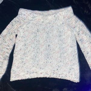 Off Shoulder Sweater